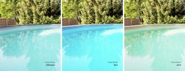 Steinbach Stahlwandpool Set Nuovo de Luxe II Ø 360 x 120 cm Innenfolie blau 012141
